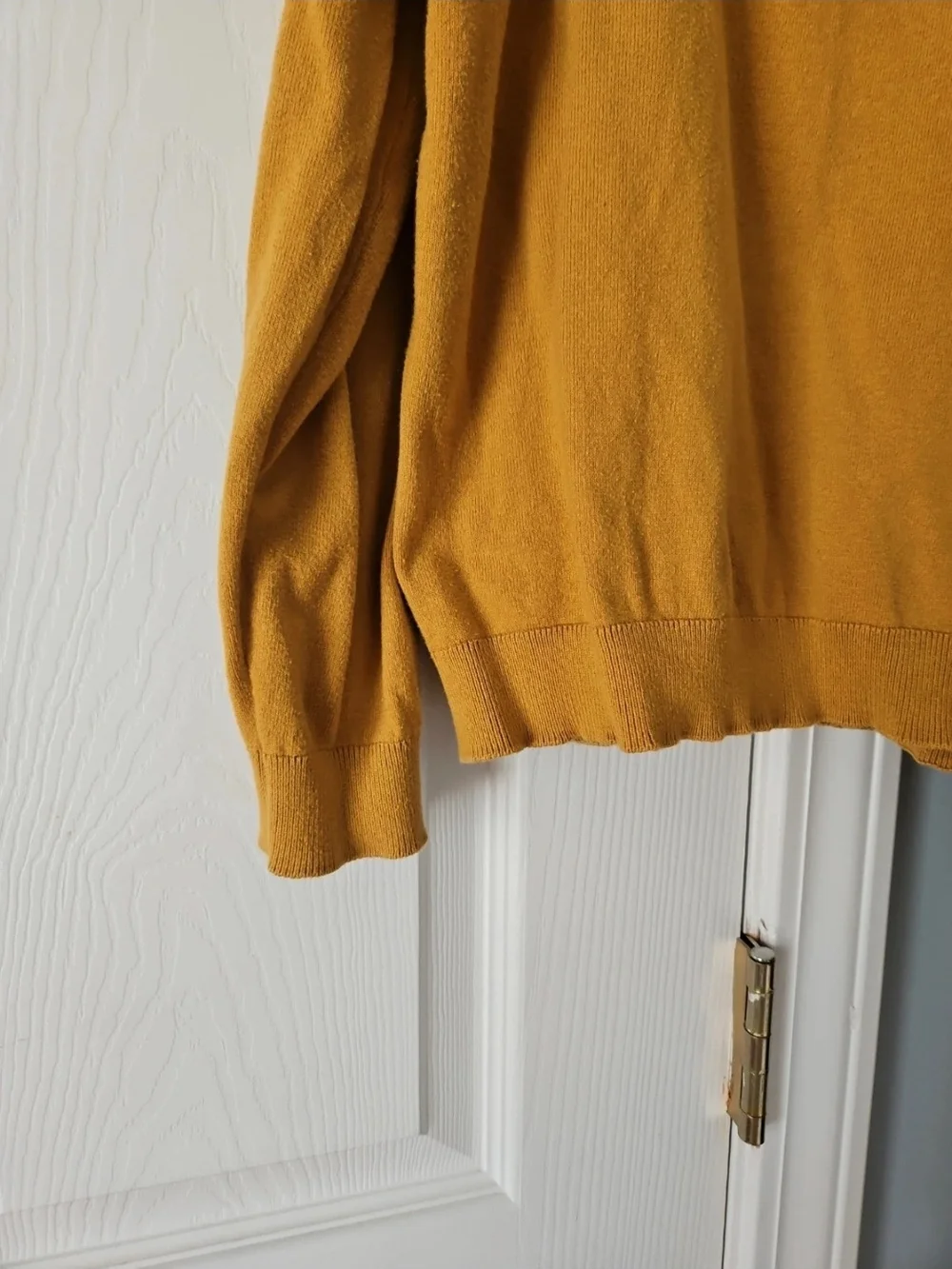 Zara Mustard Crewneck Sweater